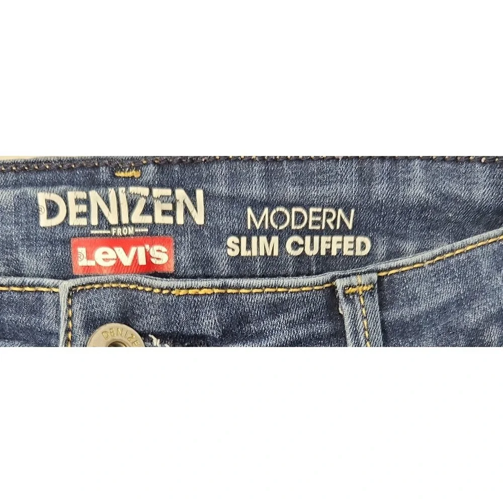 Denizen Levi's Womans Jeans Size 34 Waist Modern Slim‎ Cuffed